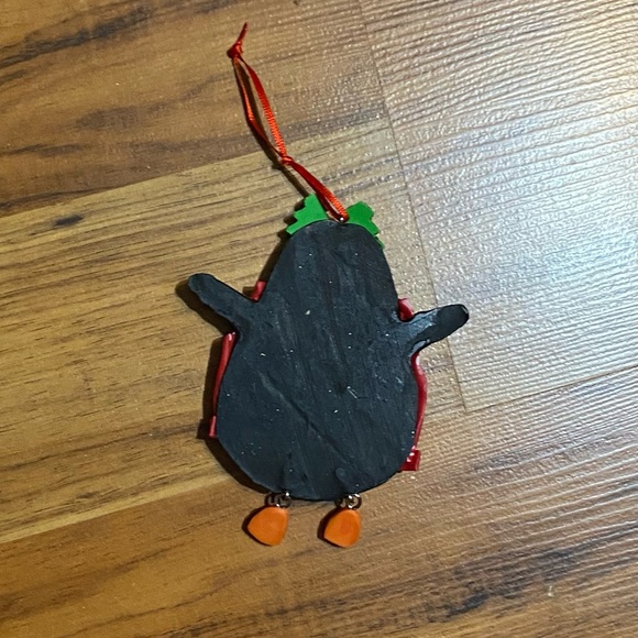 Penguin Christmas 🎄 Ornament Wearing A JOY Sweater - Picture 6 of 7